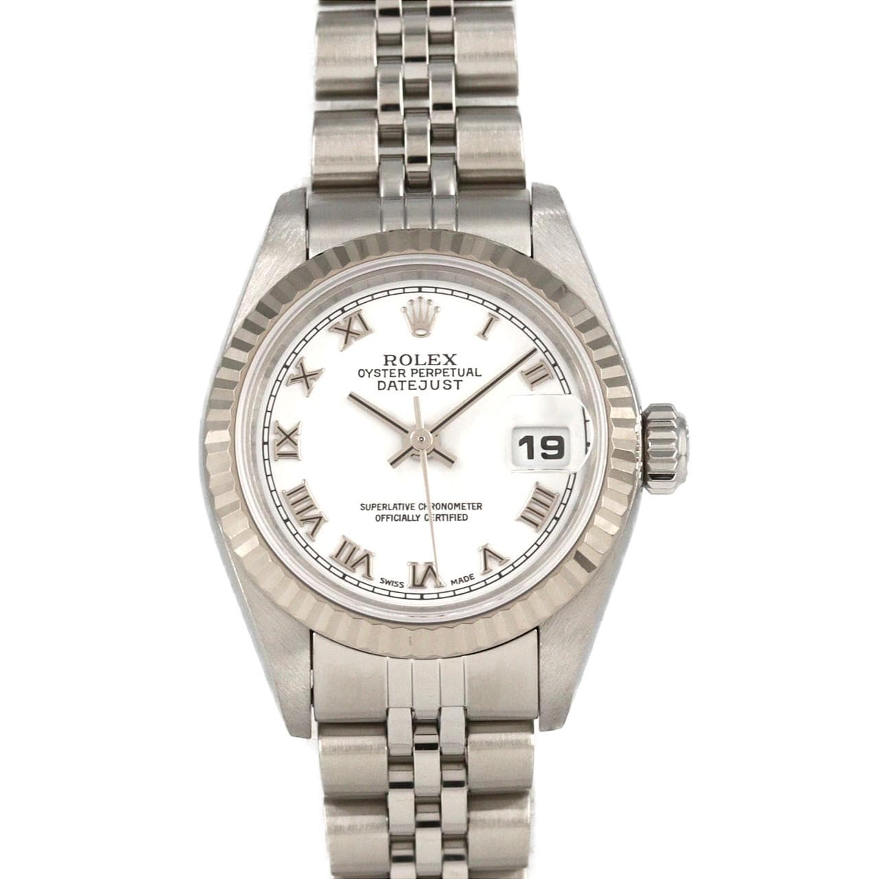 ロレックス デイトジャスト 79174 SSxWG 自動巻 F番