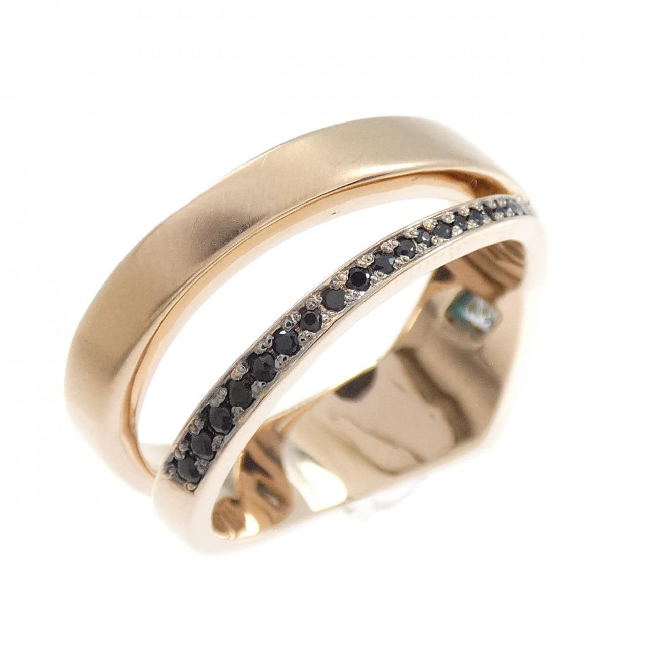 K18PG サファイヤ リング 0.13CT