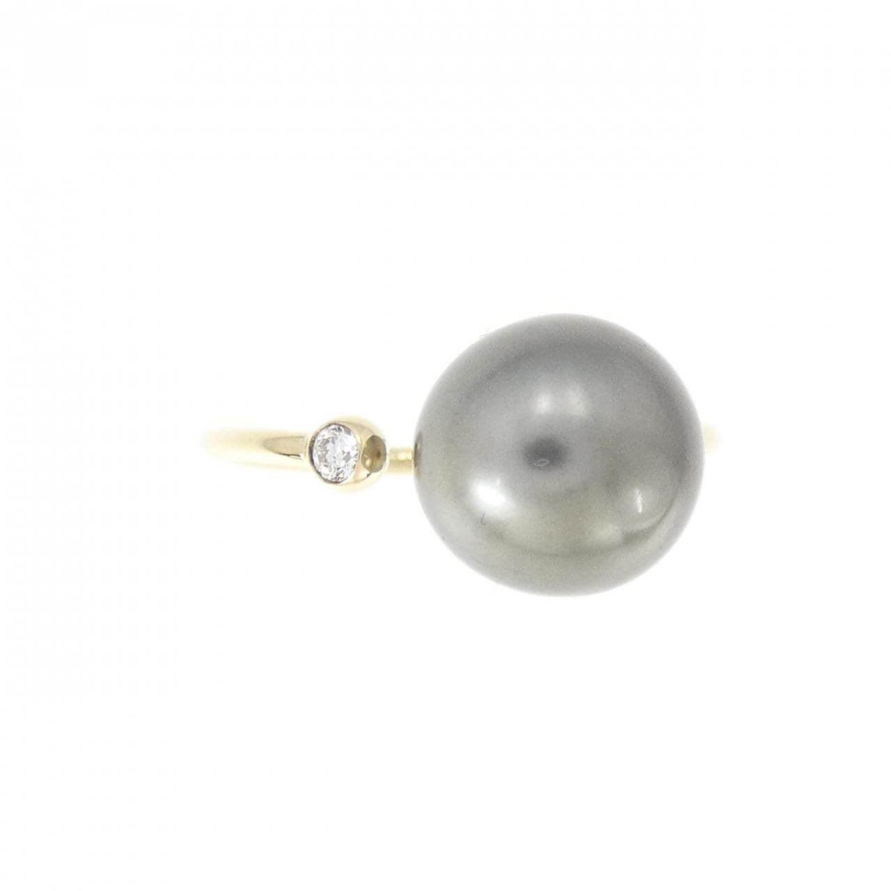 Mizuki黒蝶珍珠戒指9.5mm