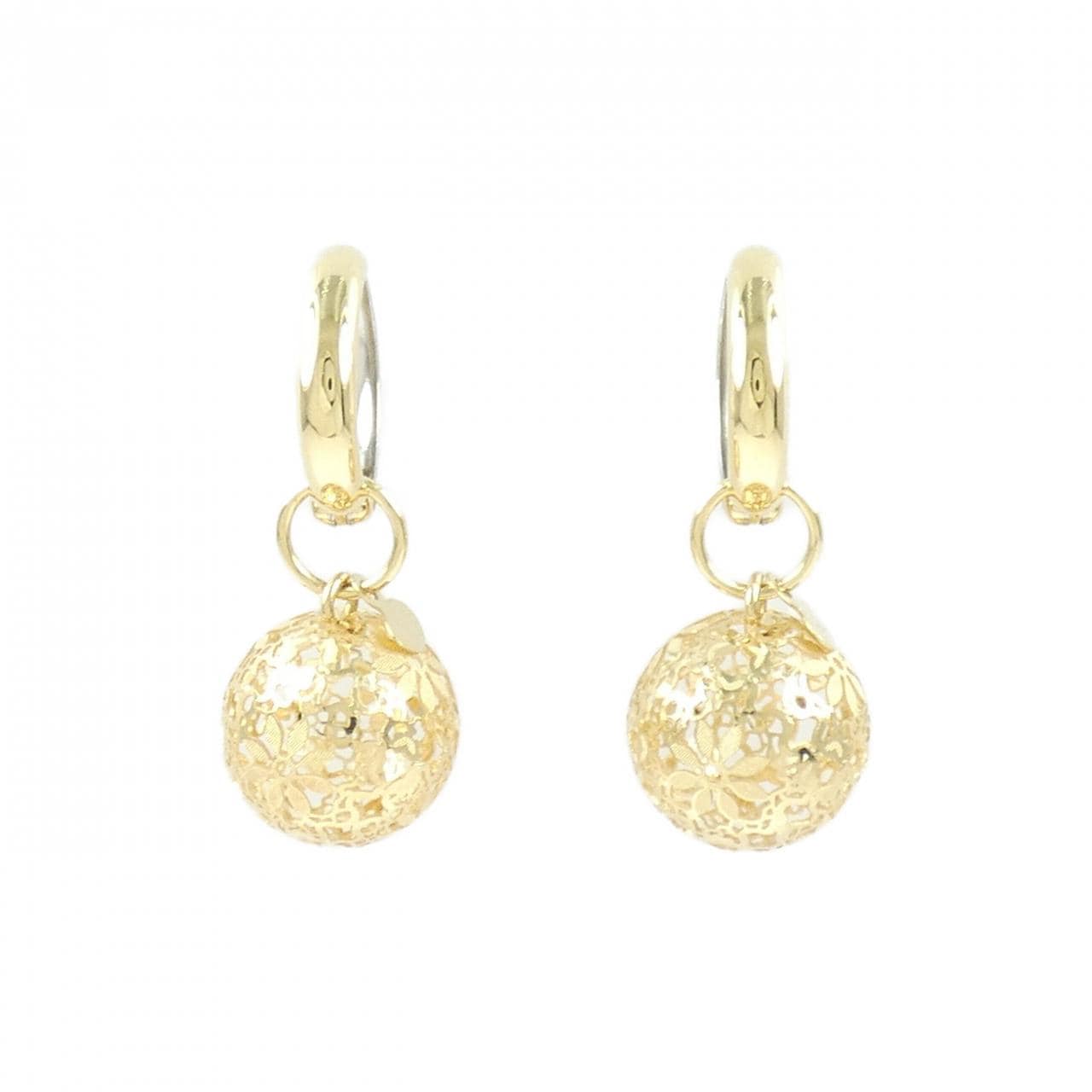 K18/PT900/750 2WAY earrings
