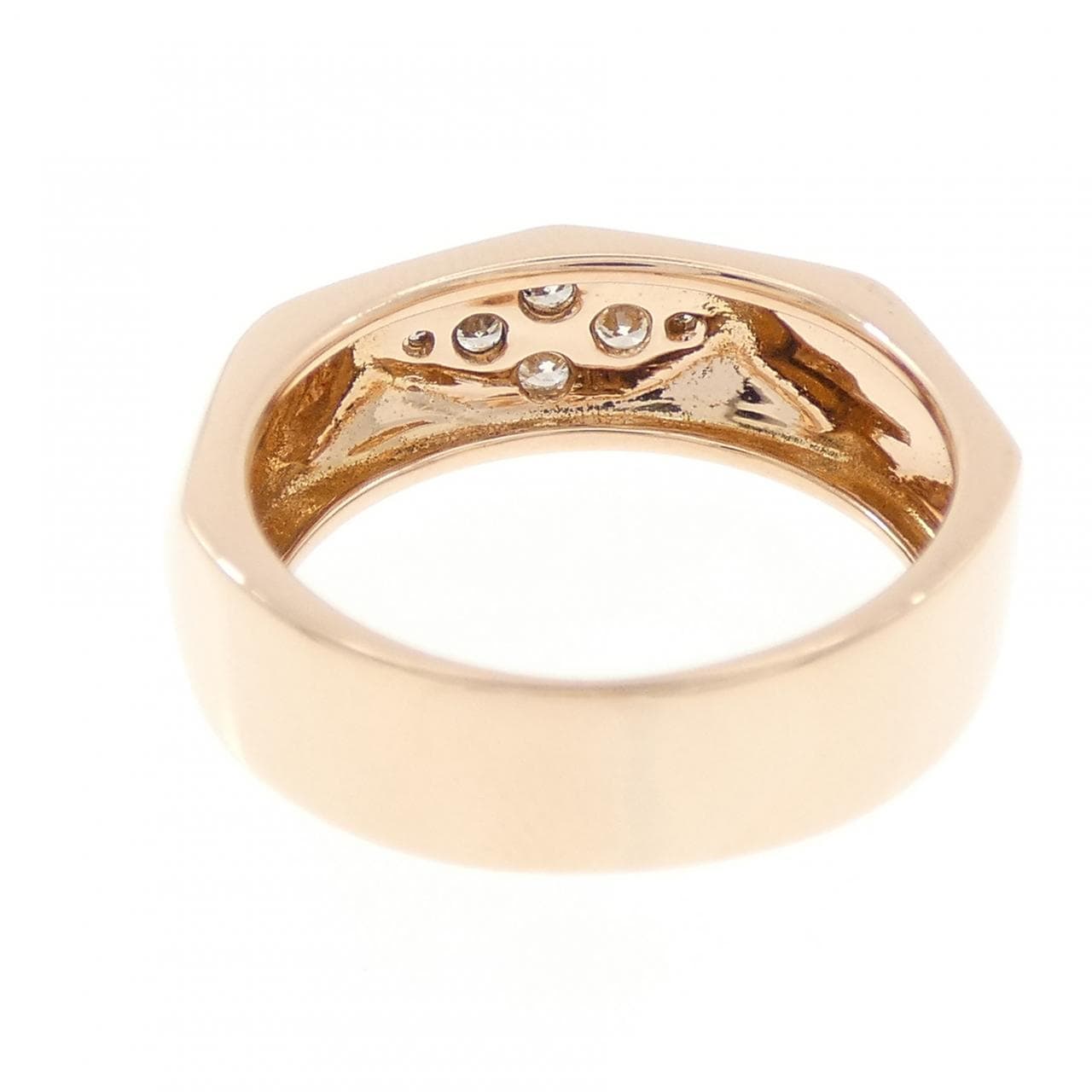 K18PG ダイヤモンド リング 0.18CT
