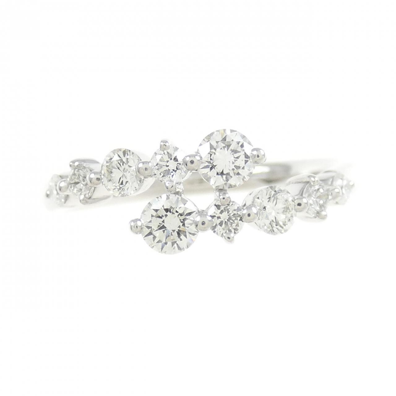 K18WG ダイヤモンド リング 0.50CT