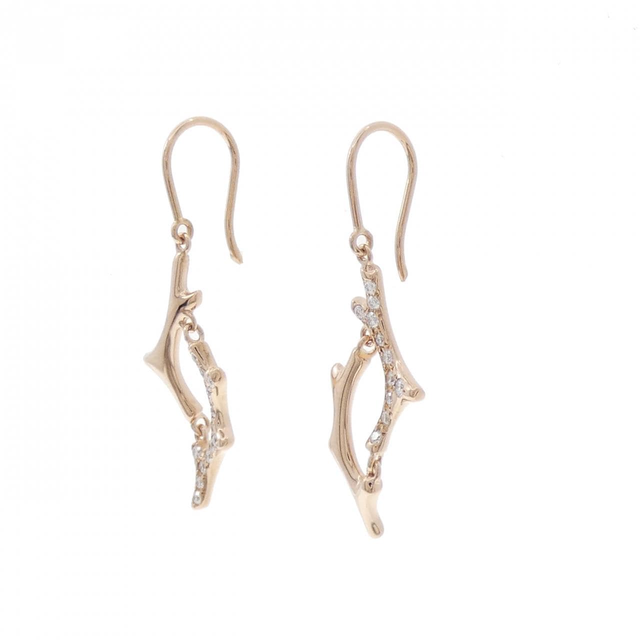 ミキモト ダイヤモンド ピアス 0.08CT