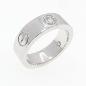 カルティエ ラブ ハーフダイヤ リング