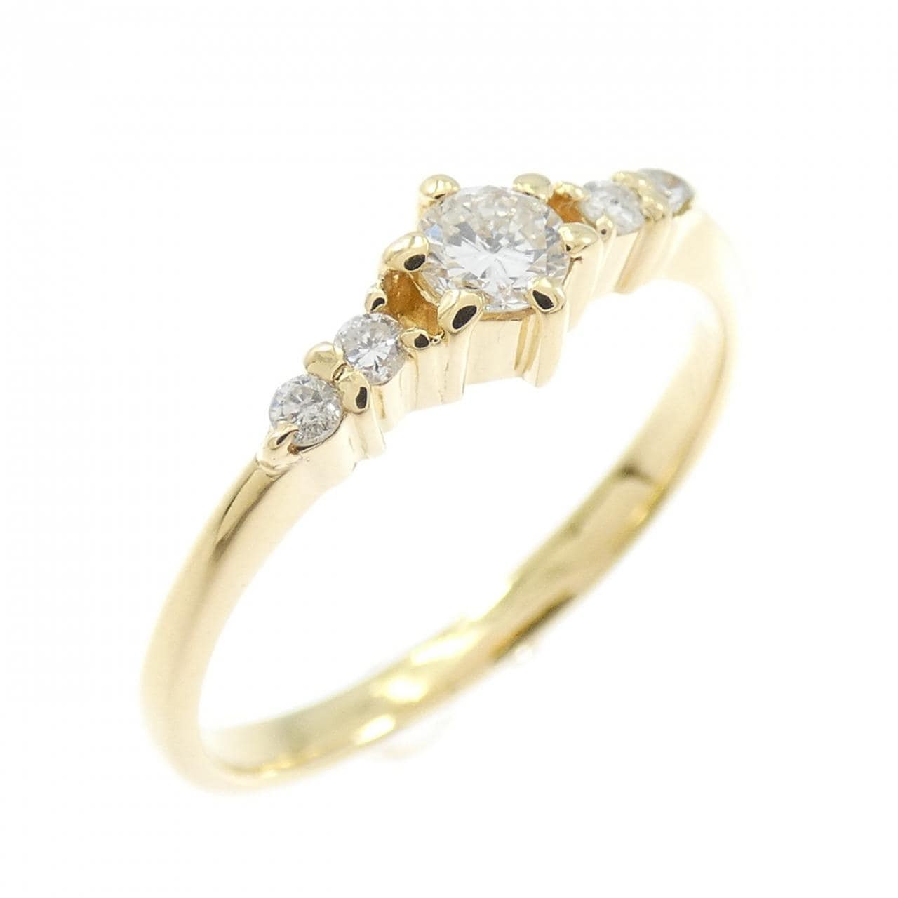 K18YG ダイヤモンド リング 0.22CT