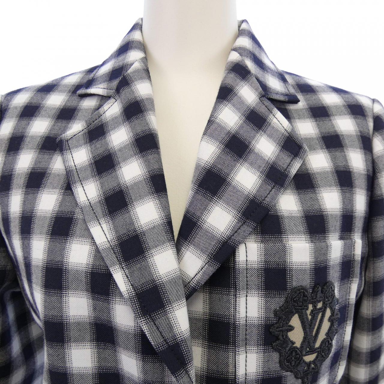 ルイヴィトン LOUIS VUITTON ヴィシーチェックプレッピーブレザー FPVB01012 ジャケット