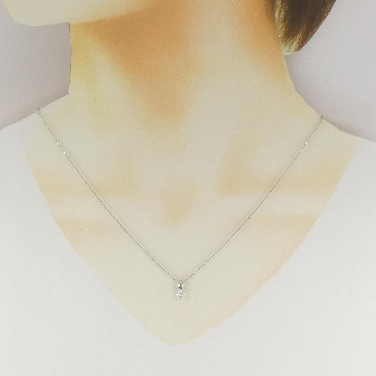 PT900/PT850 ダイヤモンド ネックレス 0.30CT