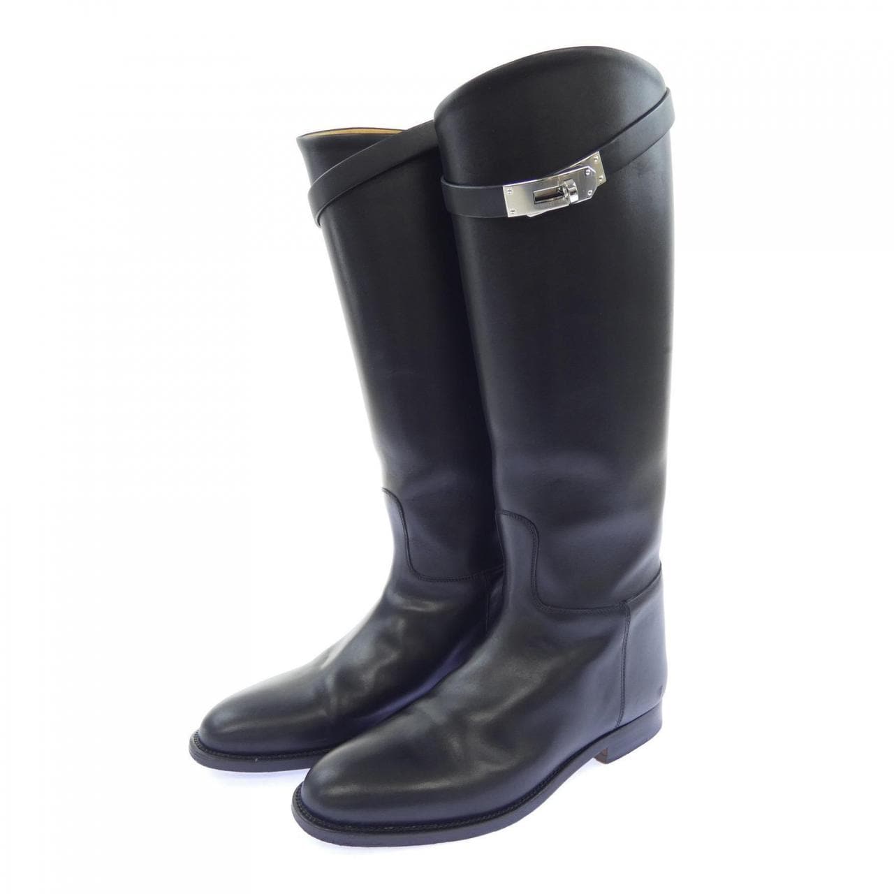 エルメス HERMES ジャンピング JUMPING ケリーバックル 042138Z ロングブーツ