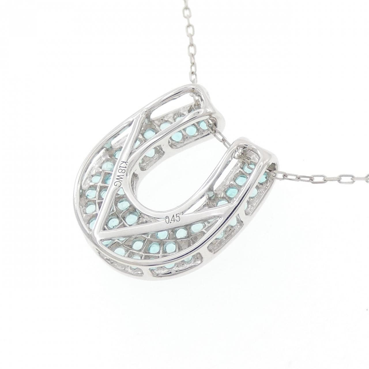 K18WG トルマリン ネックレス 0.45CT
