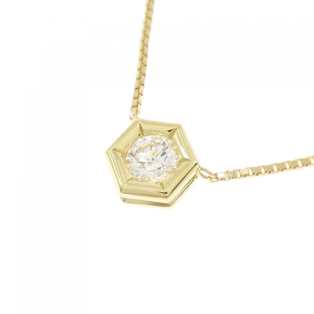K18YG ダイヤモンド ネックレス 0.511CT