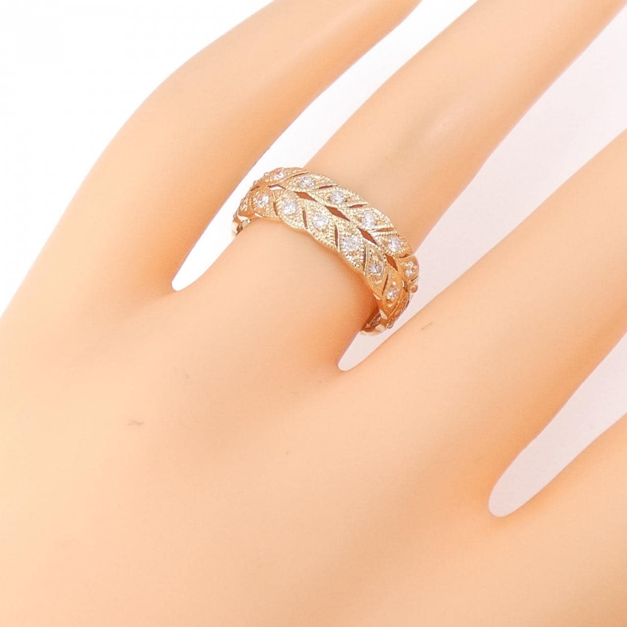 K18PG ダイヤモンド リング 0.24CT