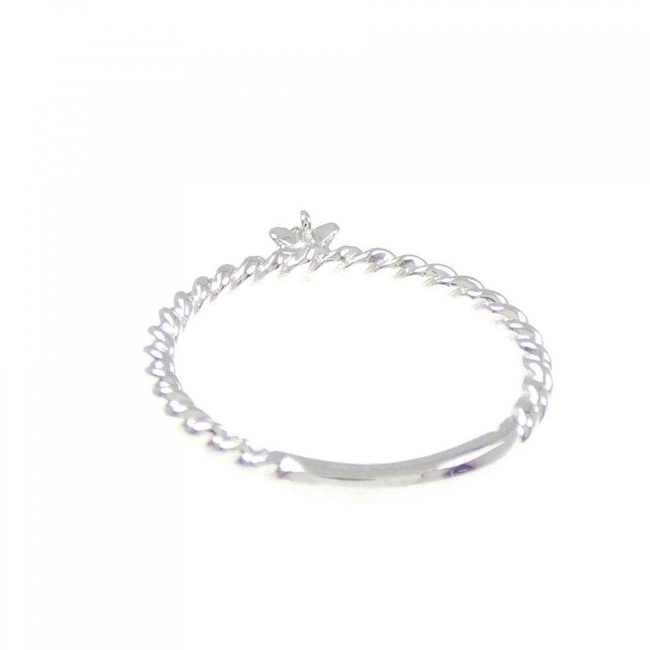 K10WG ダイヤモンド リング 0.01CT