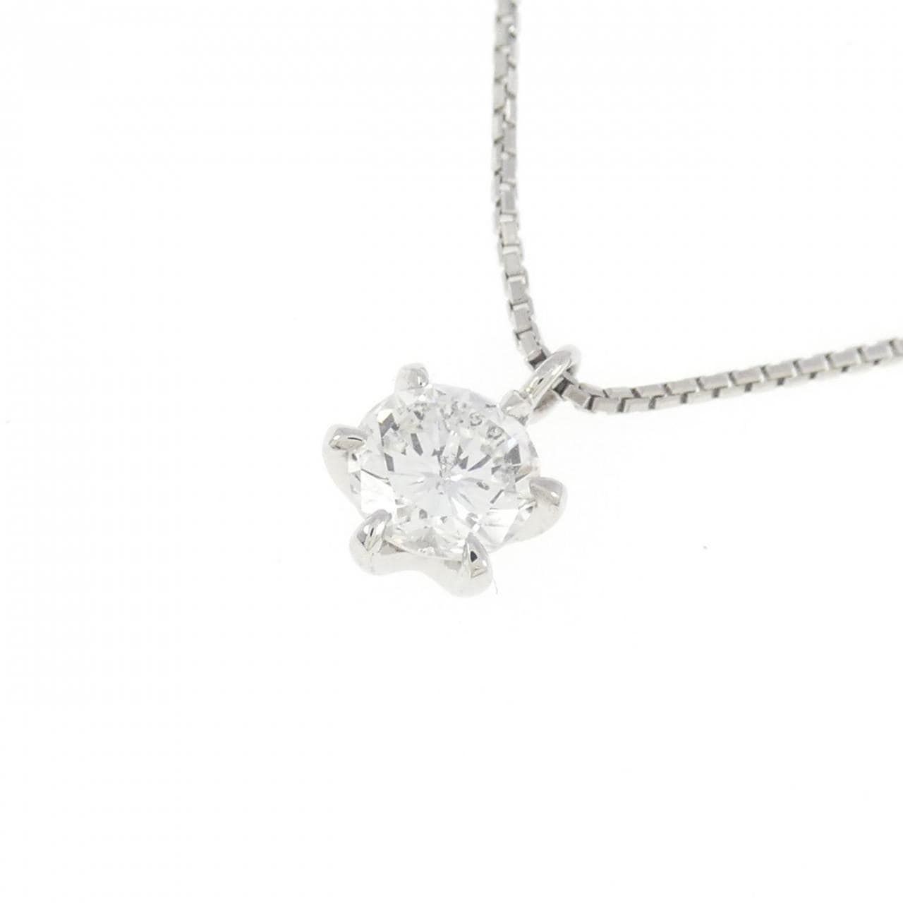 PT Solitaire Diamond Necklace 0.526CT