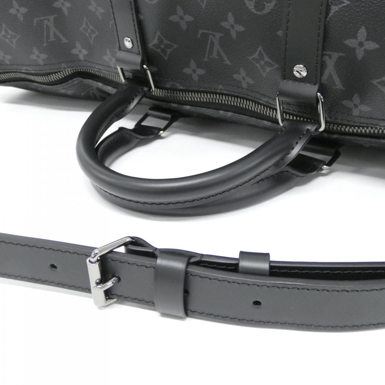 ルイヴィトン モノグラム エクリプス キーポル バンドリエール 55cm M40605 ボストンバッグ