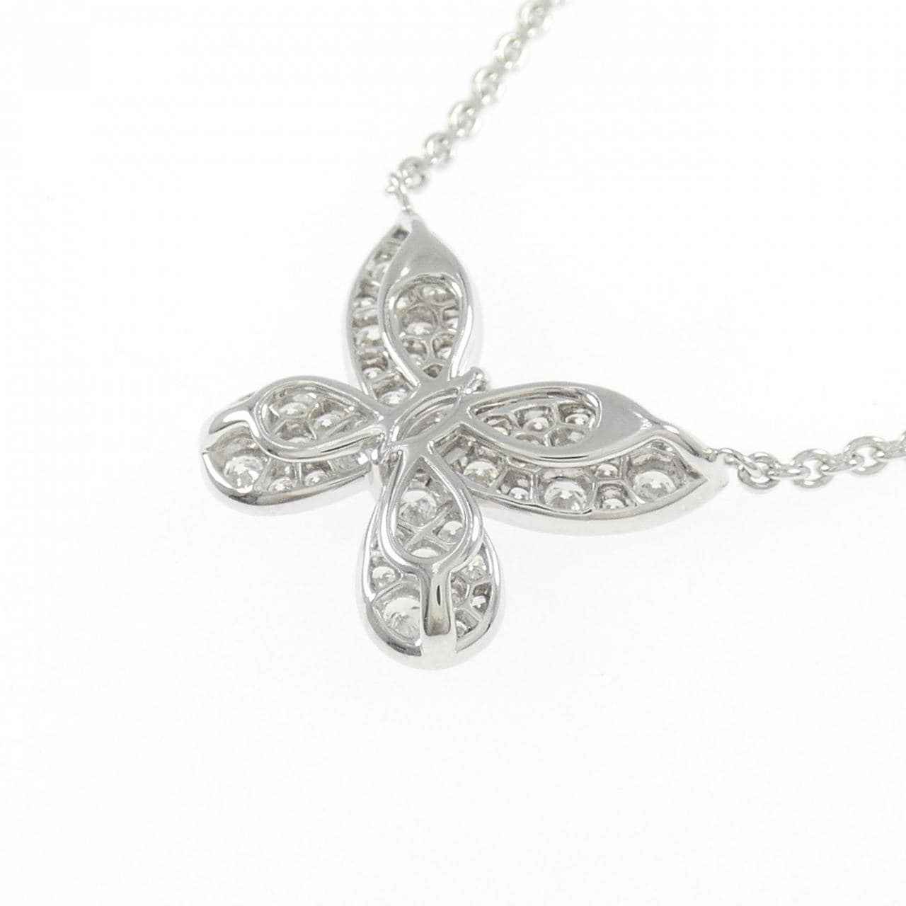 グラフ パヴェ バタフライ ミニ ネックレス