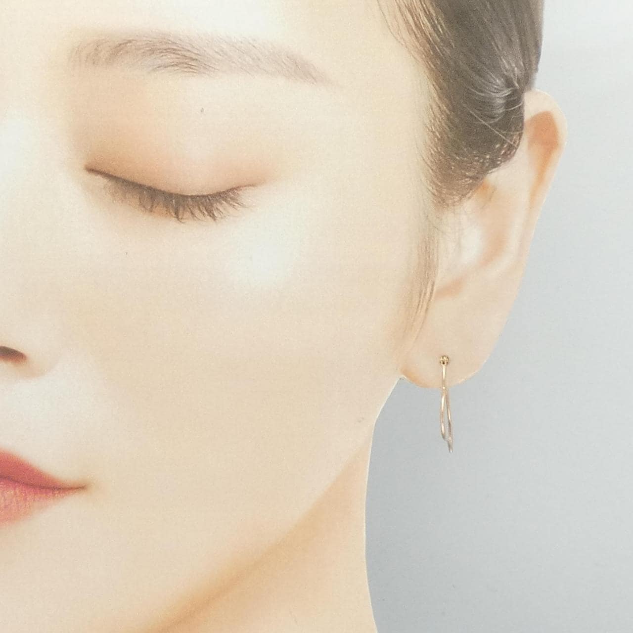 アガット K10PG ピアス