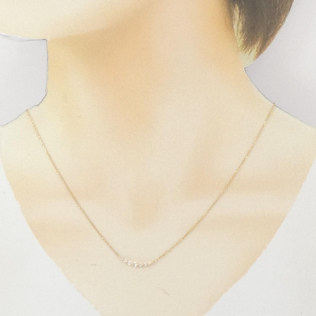 ヴァンドーム ダイヤモンド ネックレス 0.17CT