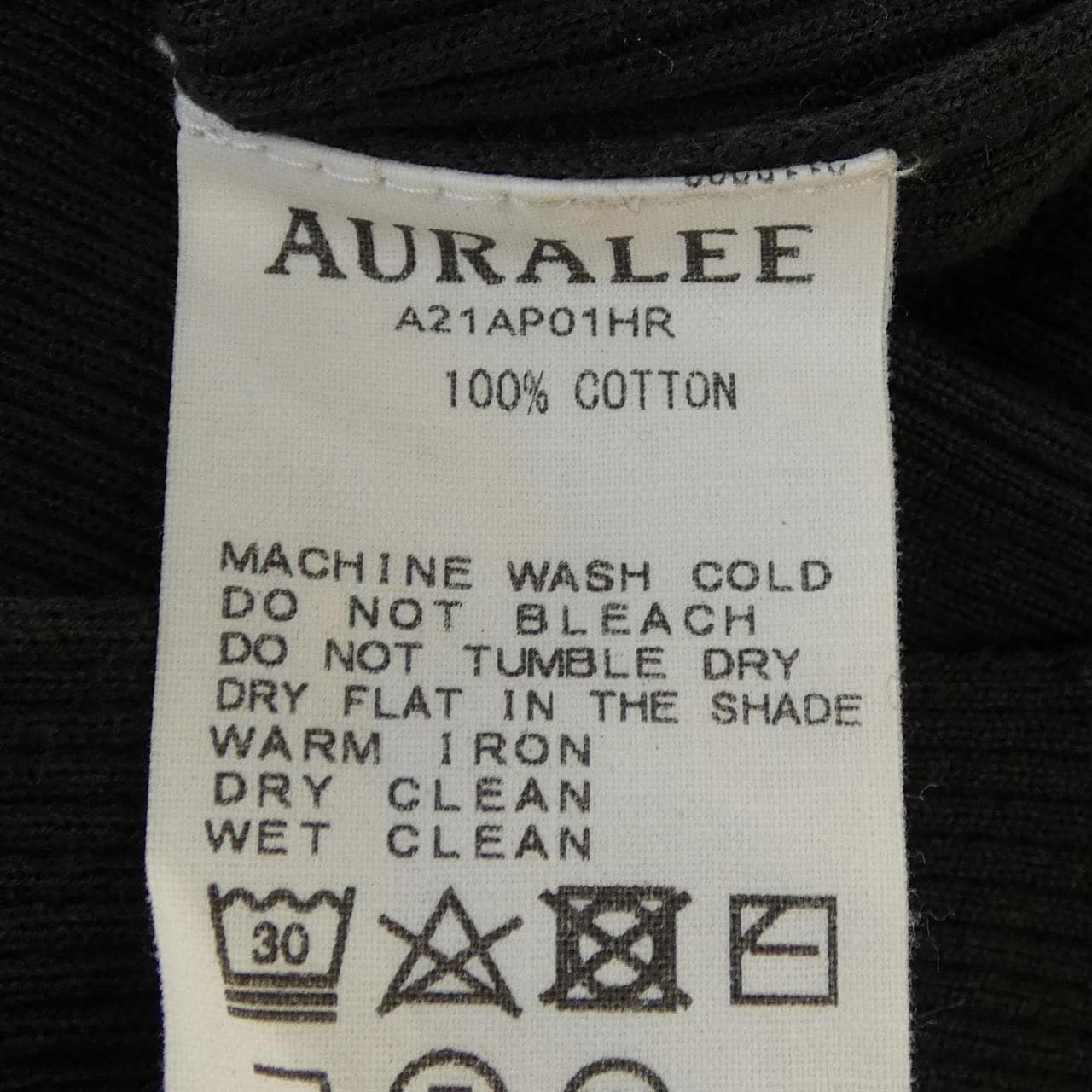 オーラリー AURALEE A21AP01HR トップス