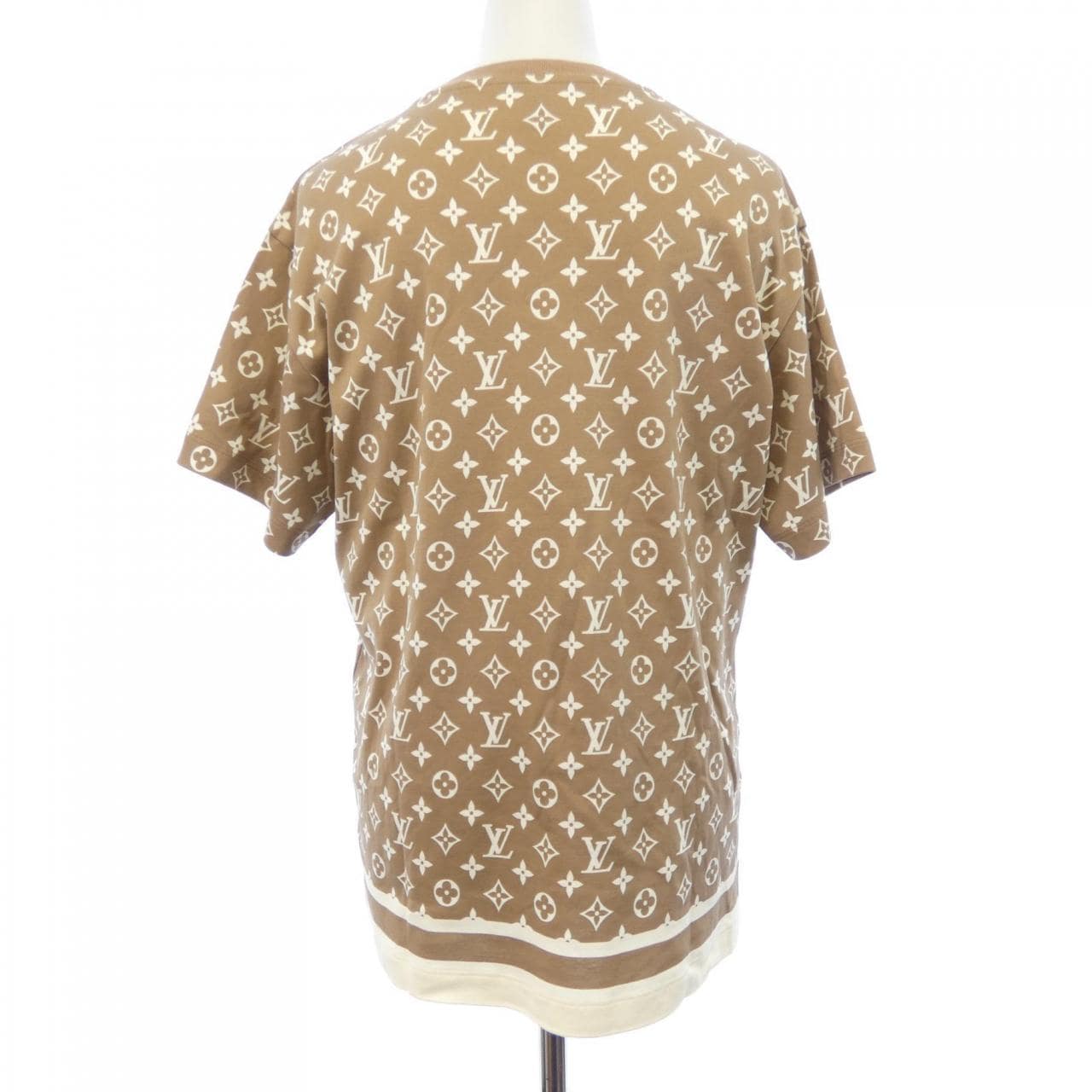 ルイヴィトン LOUIS VUITTON ストライプアクセントモノグラムTシャツ FOTS43TR1 Tシャツ