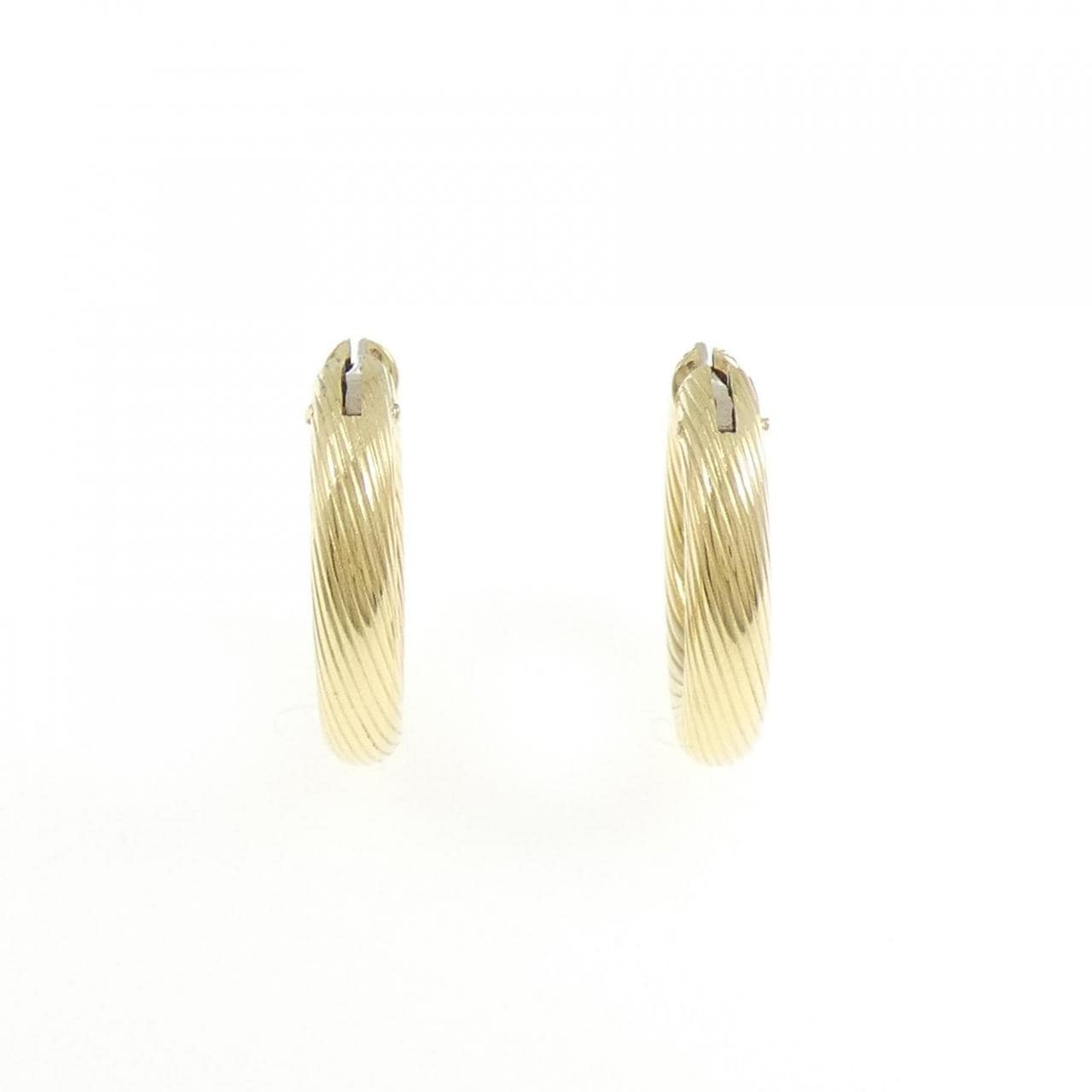 750YG earrings