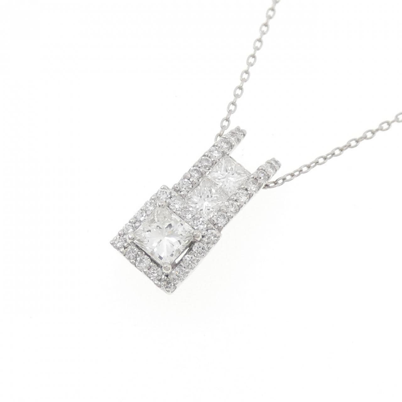 PT900/PT850 ダイヤモンド ネックレス 0.346CT