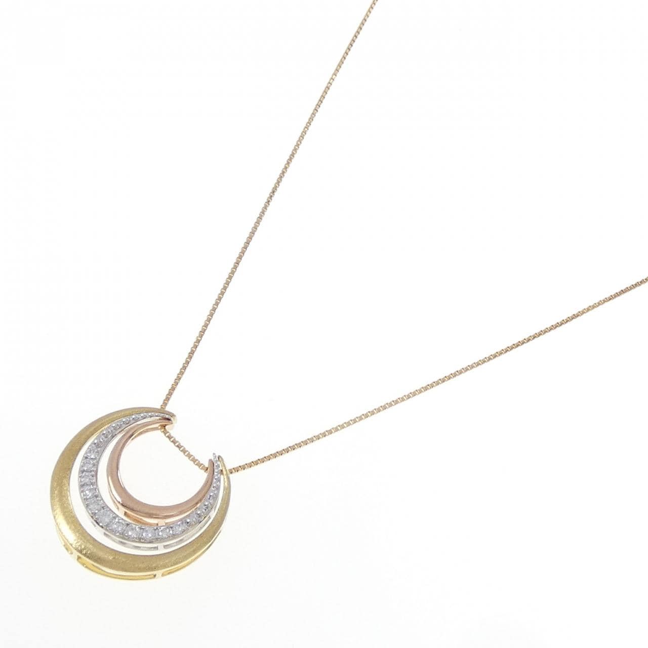 ジーエスティービー ダイヤモンド ネックレス 0.12CT