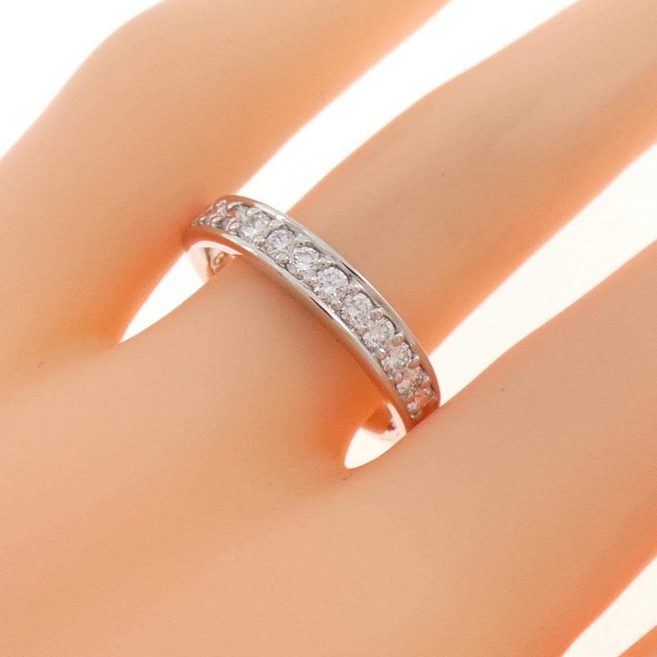 PT900 ハーフエタニティ ダイヤモンド リング 0.40CT
