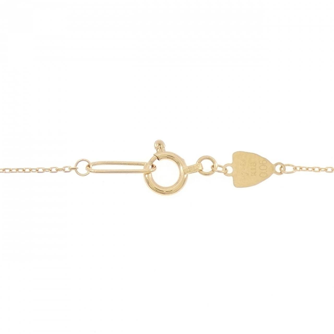 アガット ダイヤモンド ネックレス 0.06CT