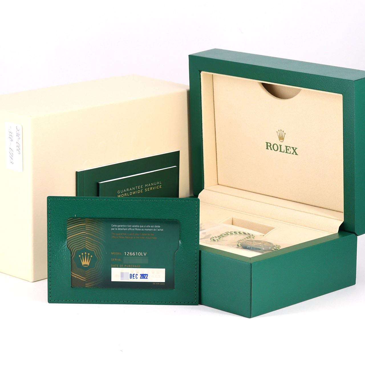 ロレックス サブマリーナーデイト 126610LV SS 自動巻 ランダム番