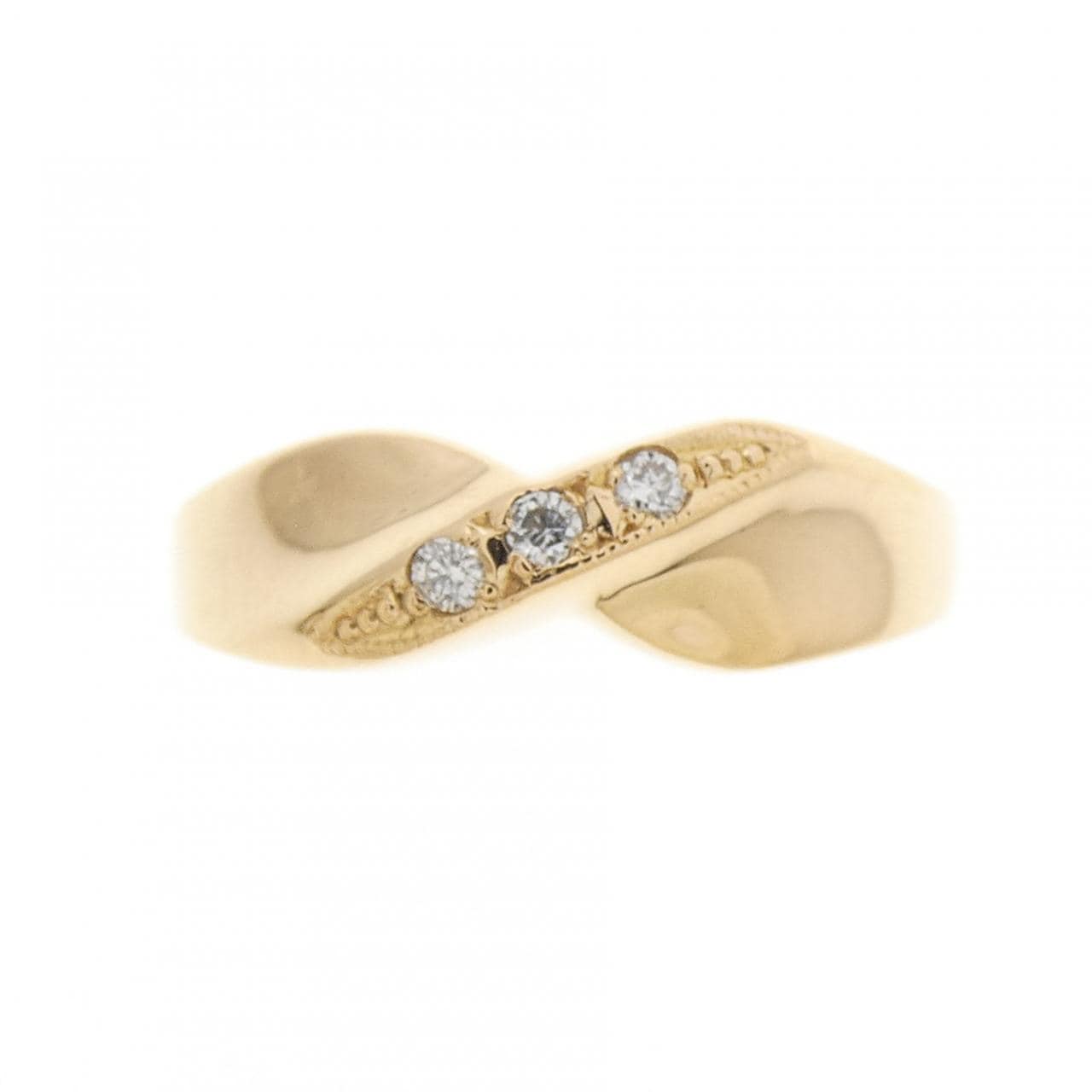 K18YG ダイヤモンド リング