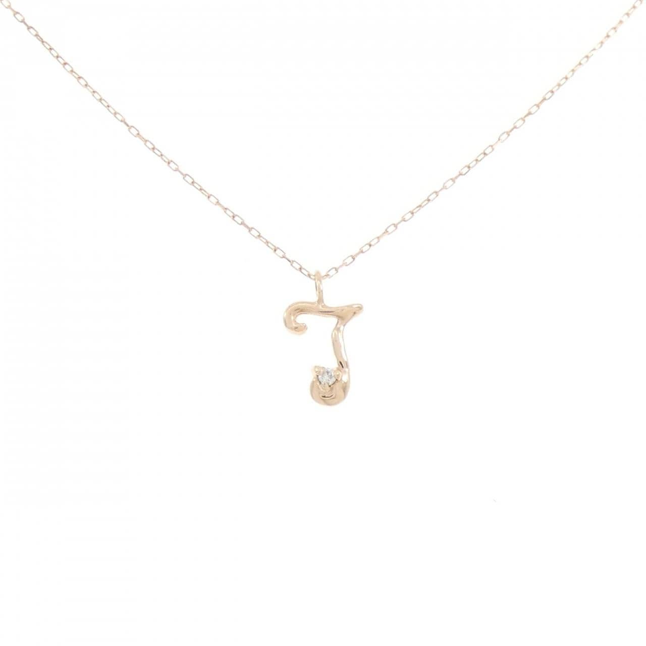 K10PG ダイヤモンド ネックレス 0.01CT