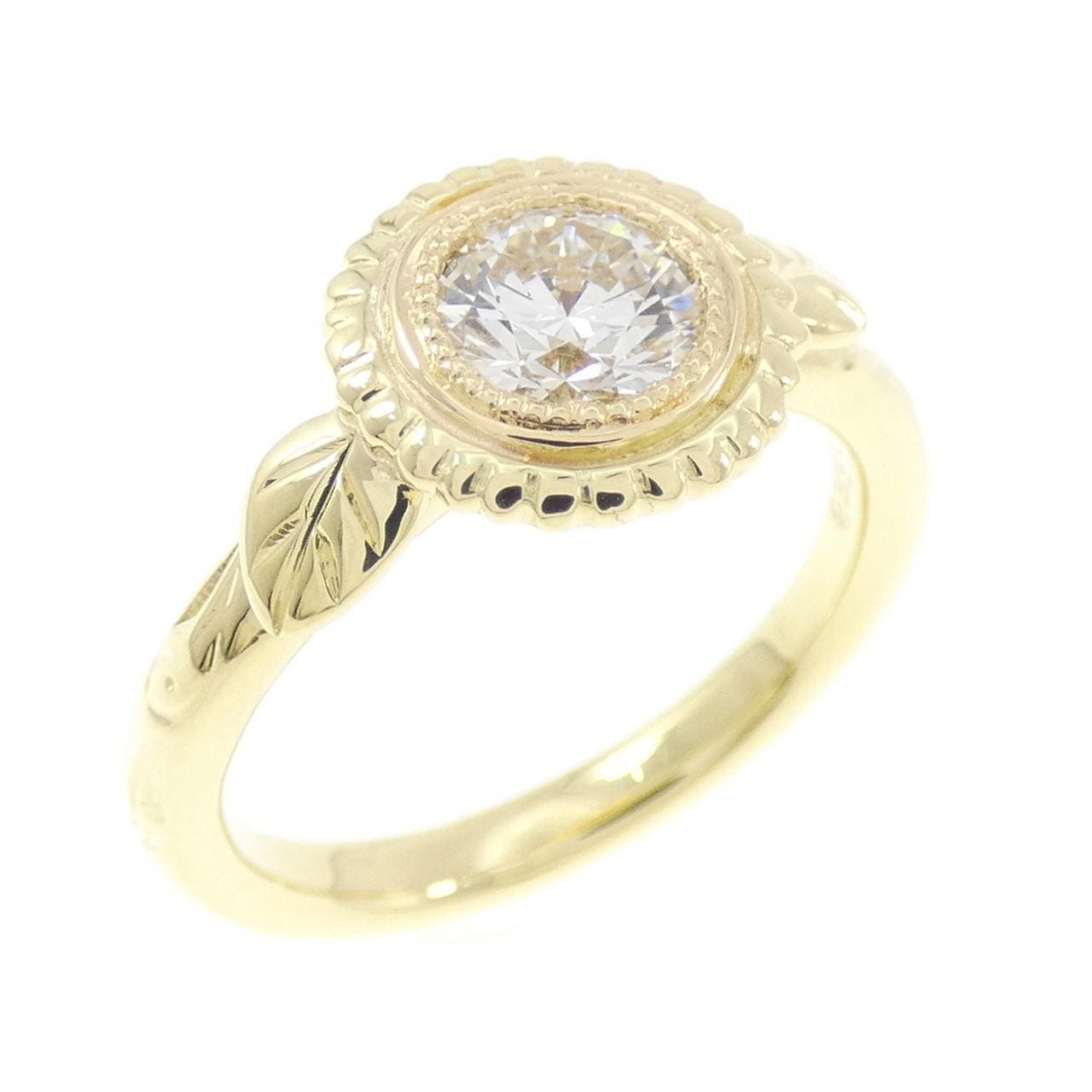 K18YG ダイヤモンド リング 0.558CT