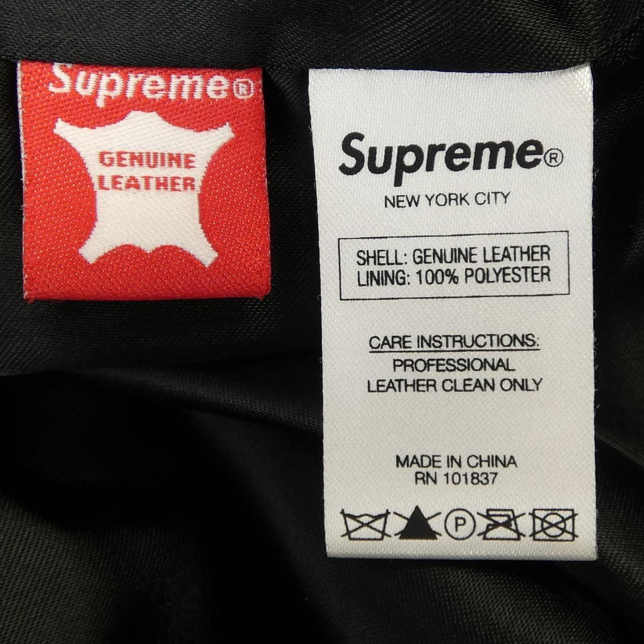 シュプリーム SUPREME レザージャケット