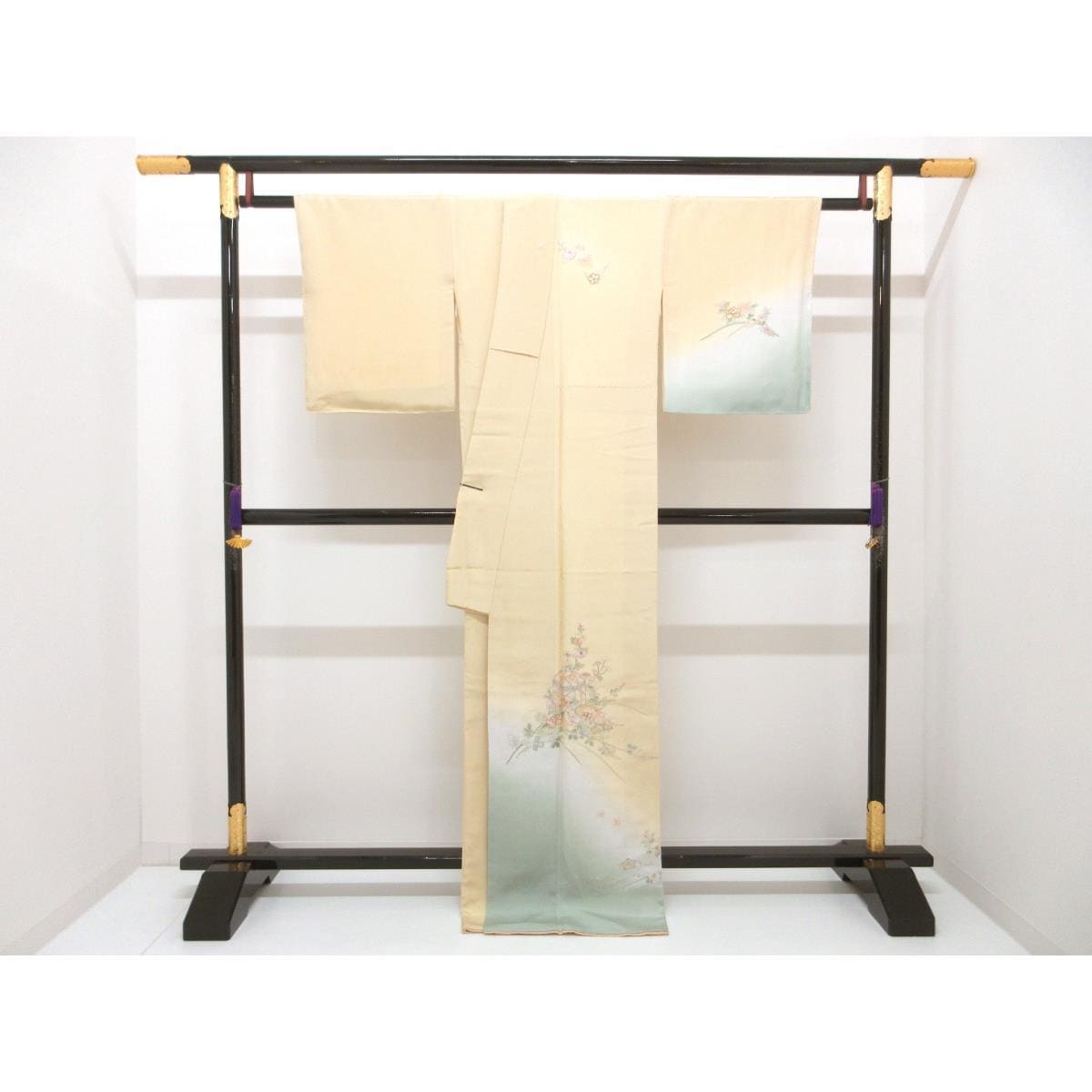 【未使用品】訪問着　刺繍加工ボカシ染