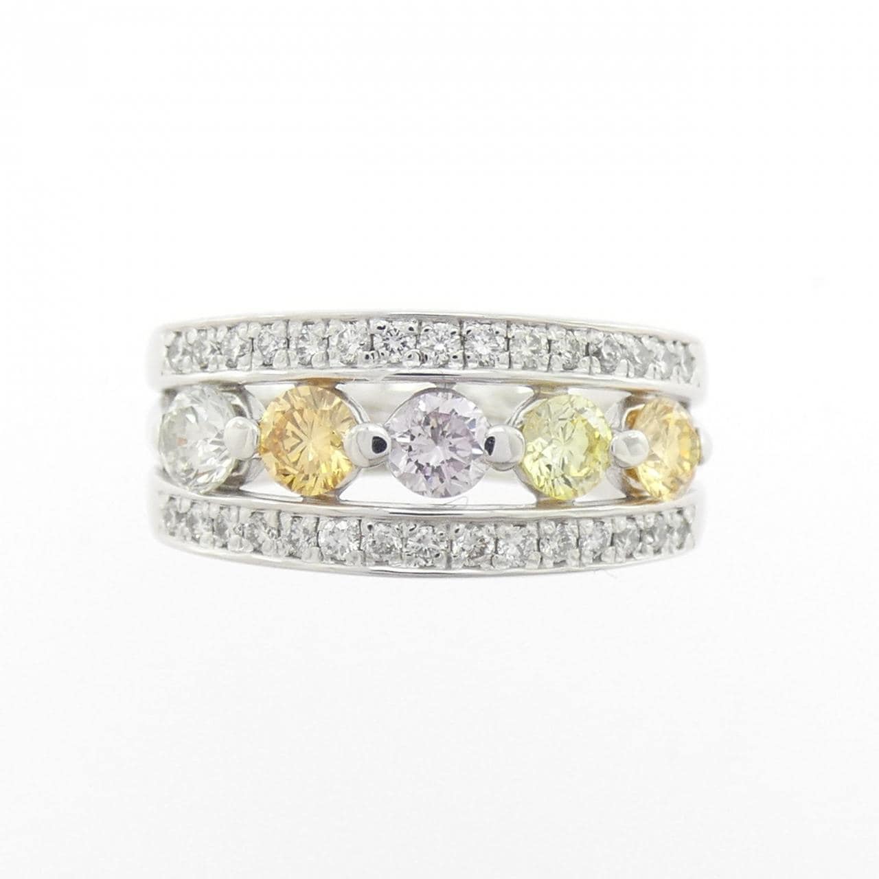 K18WG ダイヤモンド リング 0.80CT