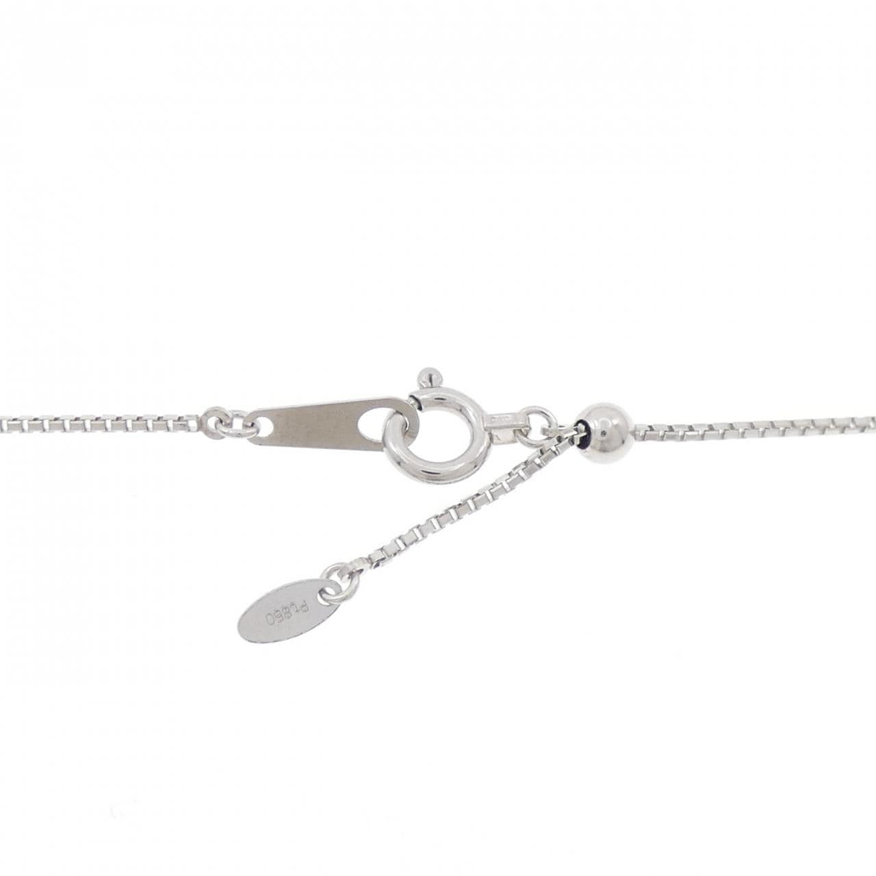 PT900/PT850 エメラルド ネックレス 0.46CT
