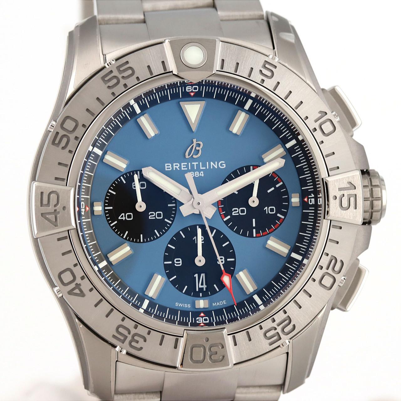 [新品] BREITLING超级复仇者 B01 计时腕表 46 EB0148/EB0148101C1E1 TI自动上弦