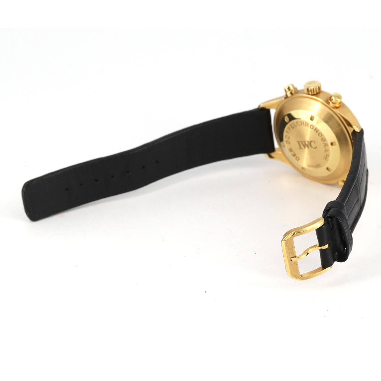 【ノーメンテナンス還元価格】IWC パイロットウォッチドッペルクロノグラフ YG IW371315 YG 自動巻