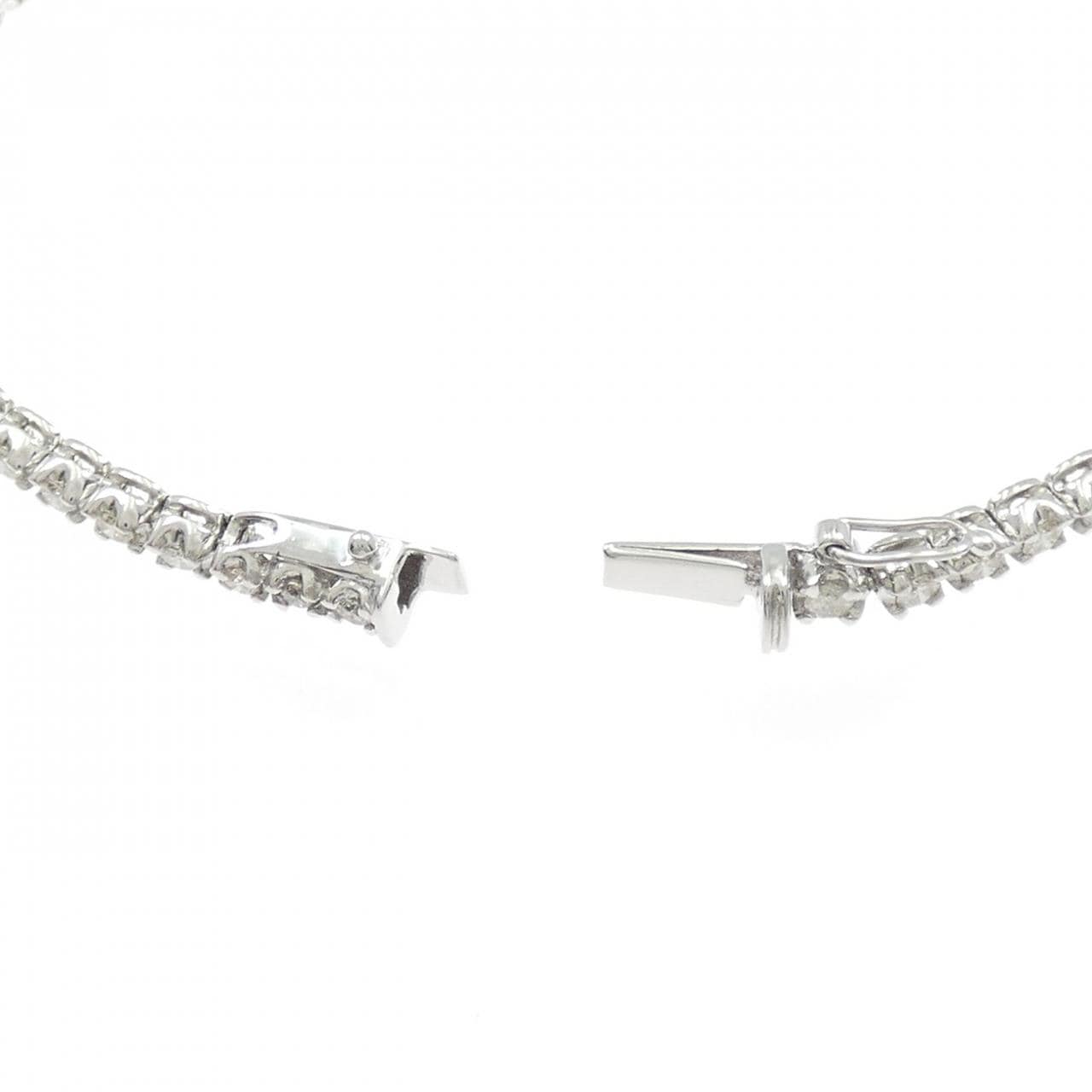 K18WG ダイヤモンド ブレスレット 1.70CT