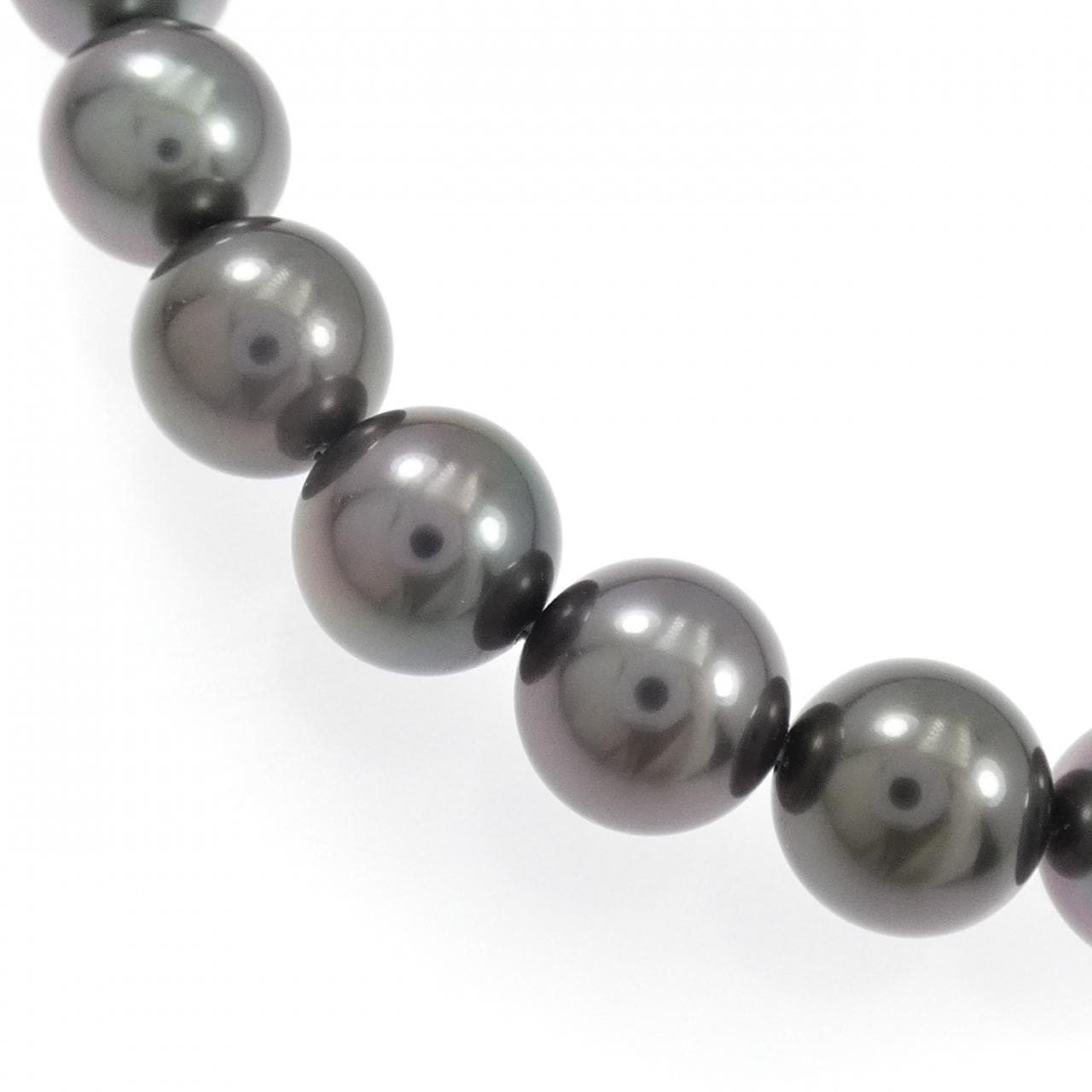 ミキモト 黒蝶パール ネックレス 8-10mm