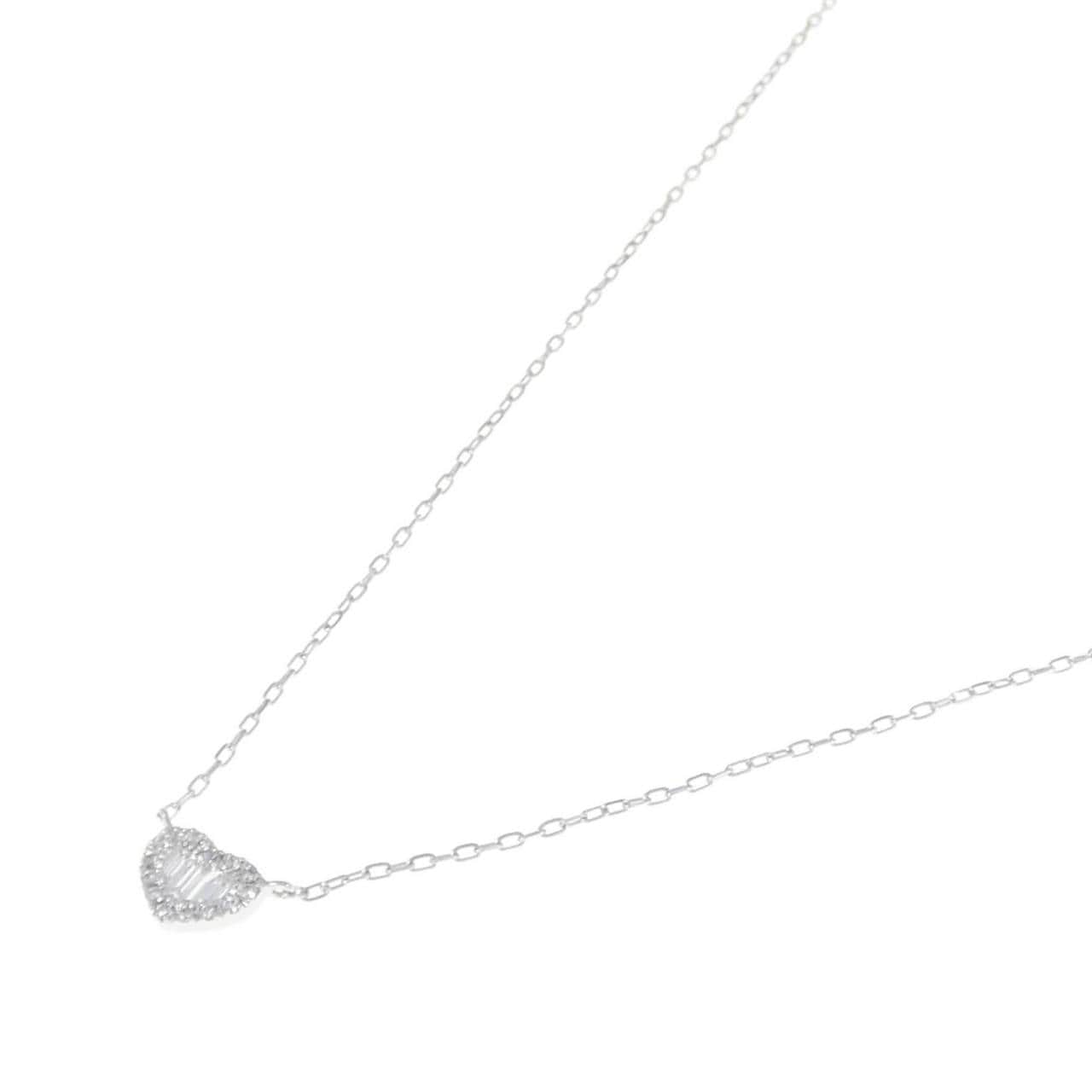 BELLESIORA heart Diamond necklace 0.14CT