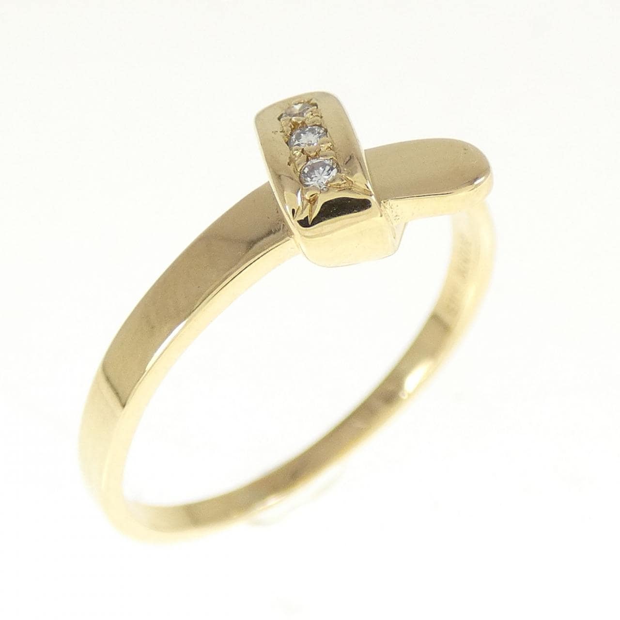 K18YG ダイヤモンド リング 0.03CT