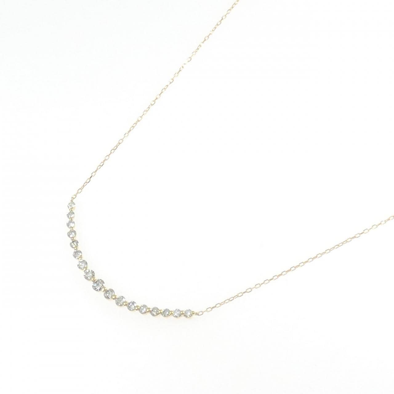 K18YG ダイヤモンド ネックレス 1.00CT