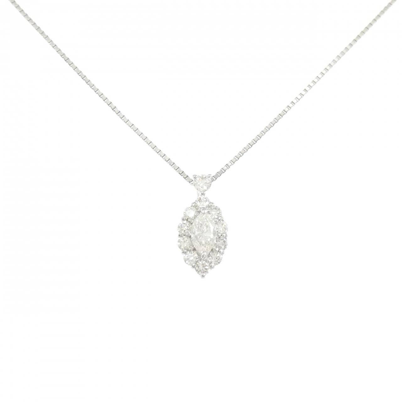 PT950/PT850 ダイヤモンド ネックレス 0.30CT