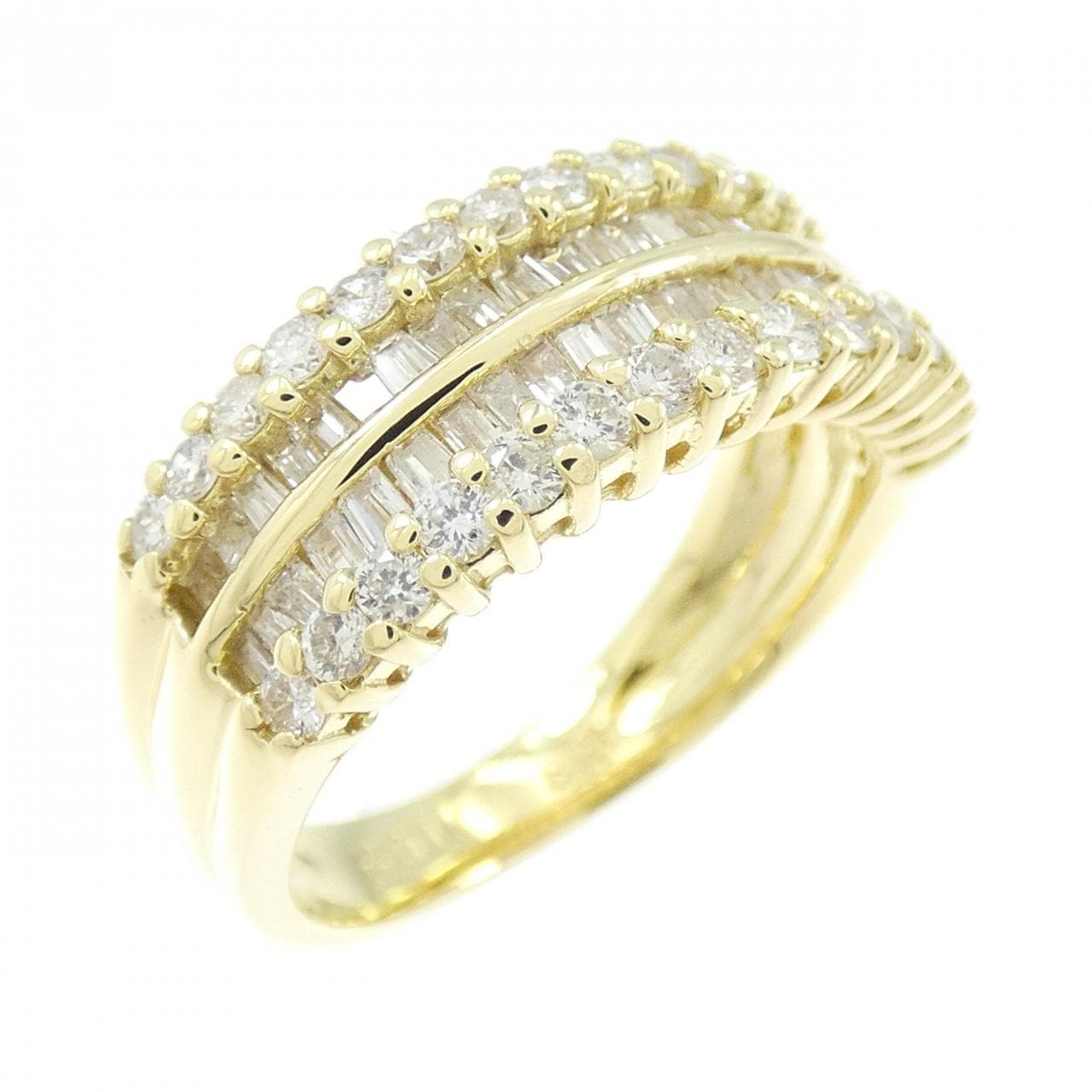 K18YG ダイヤモンド リング 1.02CT