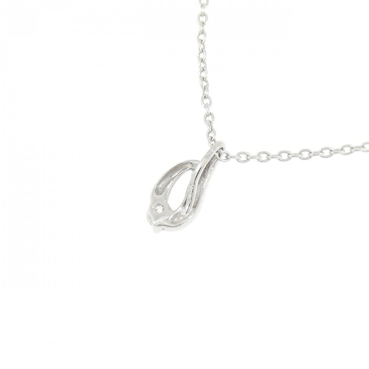 K18WG ダイヤモンド ネックレス 0.03CT