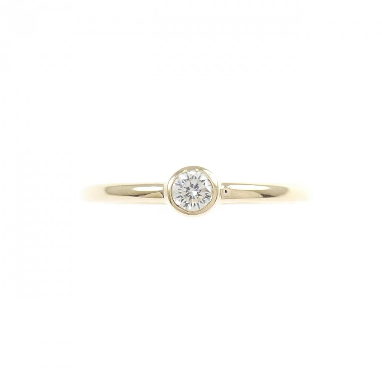 【リメイク】K10YG ダイヤモンド リング 0.10CT