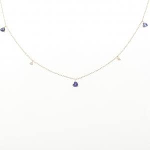 K18YG サファイヤ ネックレス