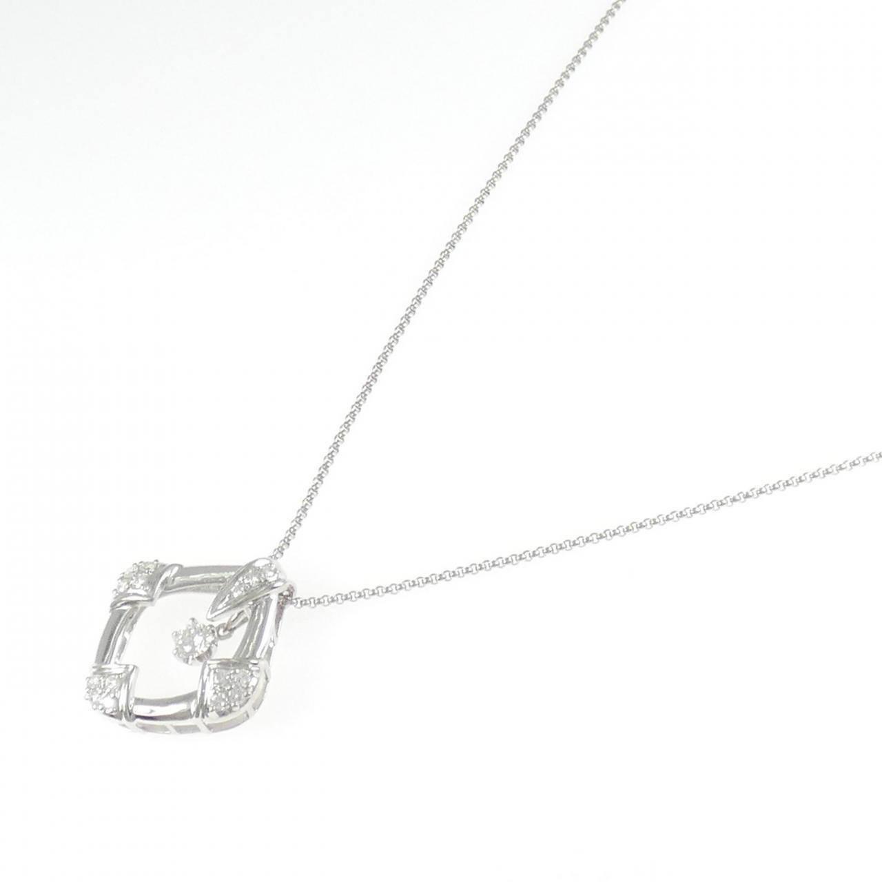 PT900/PT850 ダイヤモンド ネックレス 0.254CT