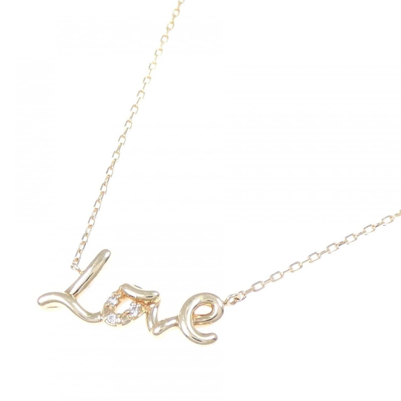 K10YG ダイヤモンド ネックレス 0.01CT